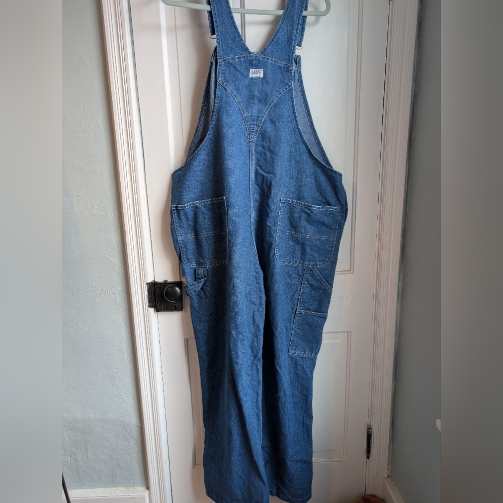 Liberty Bib Overalls, Dark Blue Wash, XXL - Picture 4 of 7